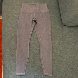 Lululemon Wunder Under High-Waisted Gray Leggings